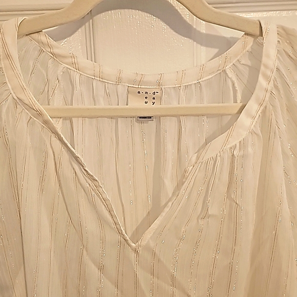 NWT 'a new day' White Blouse, XXL - Picture 3 of 5